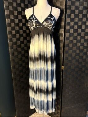 christina love maxi dress Cristinalove | Dresses | Christina Love Fringe Maxi Dress Size M Halter Tie Semisheer Slinky Boho Trendy